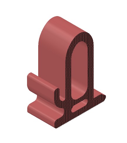Silicona roja esponjosa